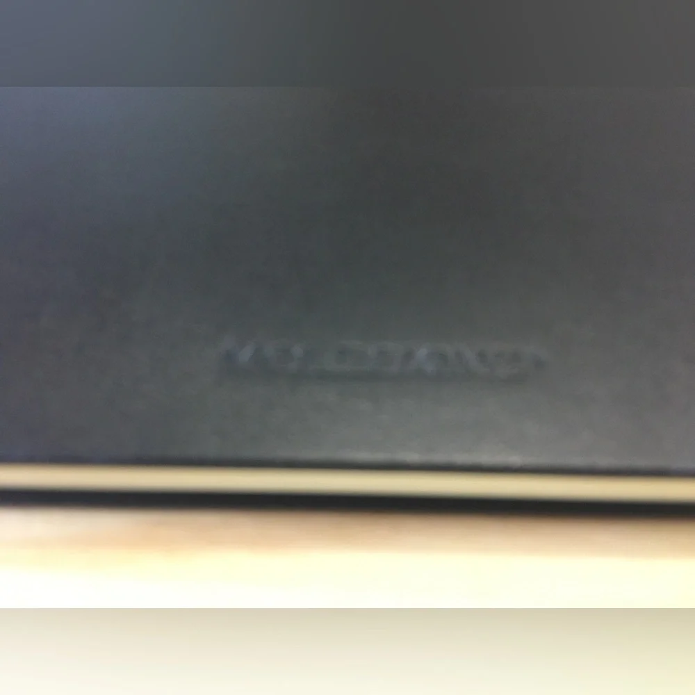 Moleskine Black Hardcover Lined Notebook Journal w/ Elastic Closure Ribbon Black